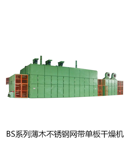 BS系列薄木不锈钢网带单板干燥机